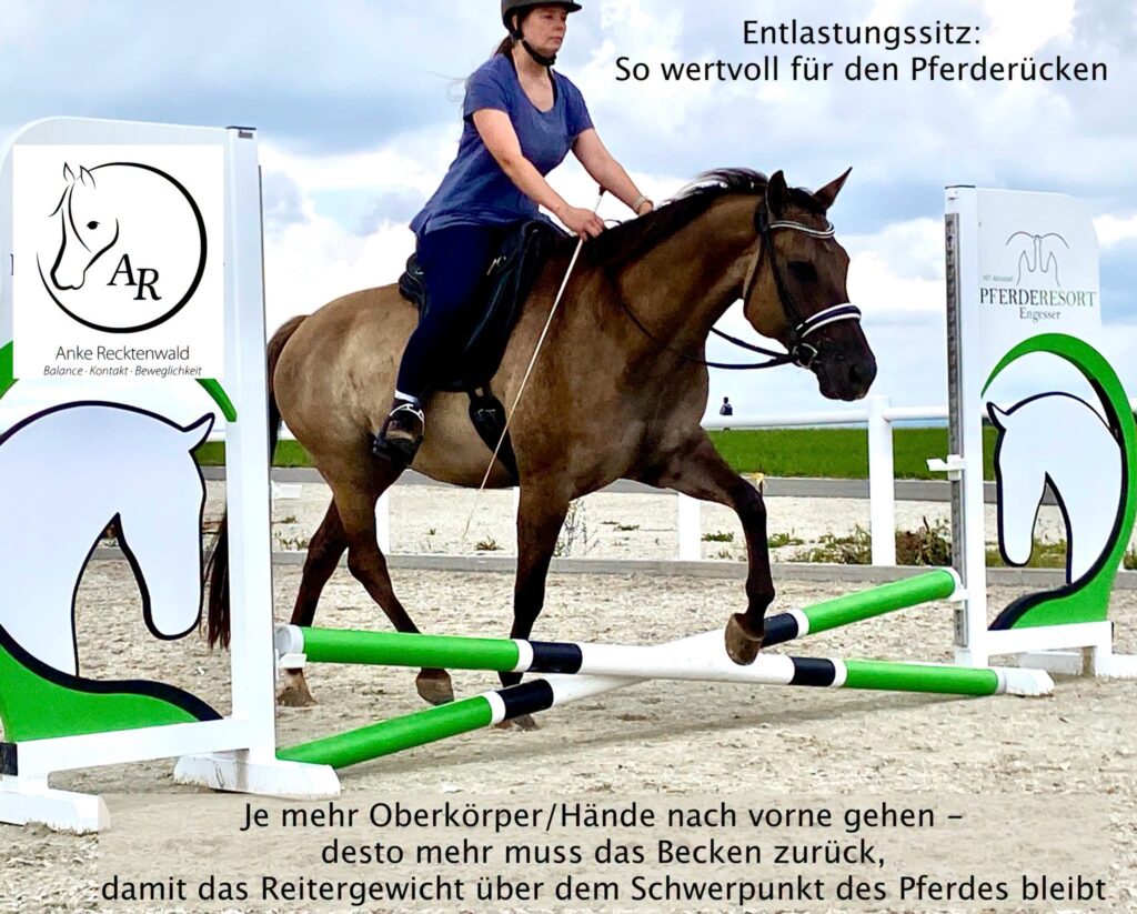 Wie hilft der Entlastungssitz beim Reiten? Erfahre, wie du im Trab locker mitschwingst, den Pferderücken entlastest und dein Pferd ins Gleichgewicht begleitest.