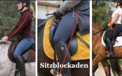 Drei typische Sitzblockaden beim Reiten